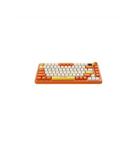 Ajazz AK820 MAX PLUS Tri-Mode Mechanical Keyboard - Cheese Orange