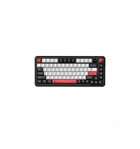 Ajazz AK820 MAX PLUS Tri-Mode Mechanical Keyboard - Black Shark Red