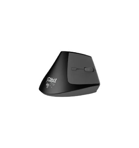 Ajazz i300 Dual-Mode Vertical Wireless Mouse - Black