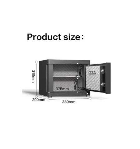 Deli ET592 Fingerprint Password Digital Safe Box / Locker / Vault