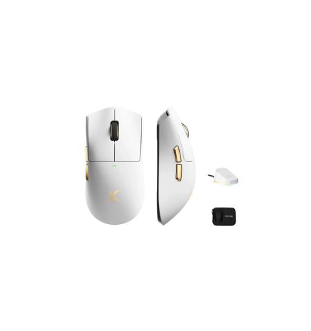 MCHOSE K7 Ultra Lightweight Tri-Mode Gaming Mouse - White