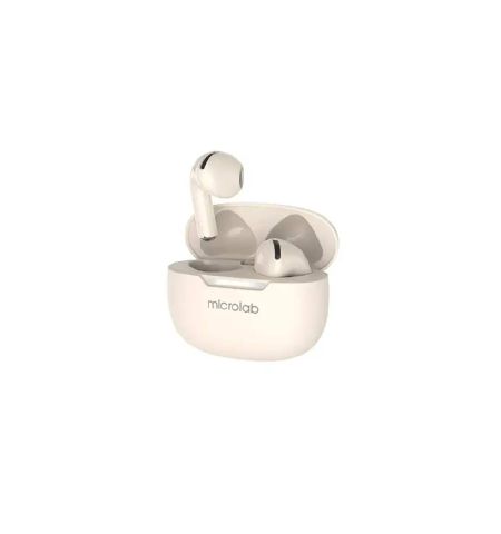 Microlab Wisepods 30 TWS Bluetooth Earbuds Cream