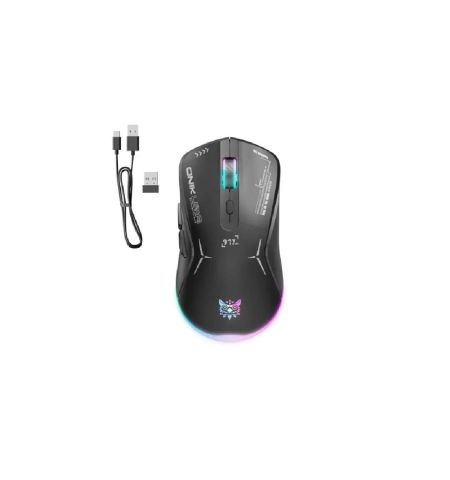 ONIKUMA CW917 RGB Dual Mode Wired + 2.4GHz Wireless Mouse Black