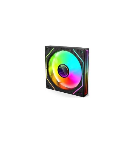 Value-Top 1236ARGB 12CM Infinite Mirror ARGB Fan (Black)