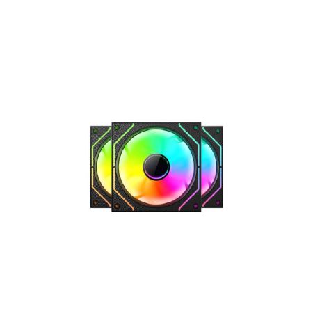 Value-Top CR10-1236ARGB 12CM Infinite Mirror ARGB Fan Kit (Black)