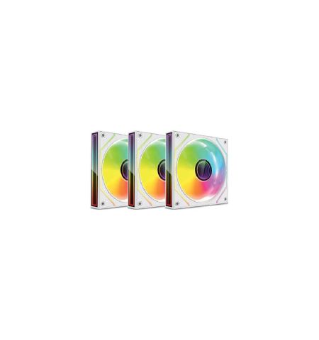 Value-Top CR10-W1236ARGB 12CM Infinite Mirror ARGB Fan Kit (White)