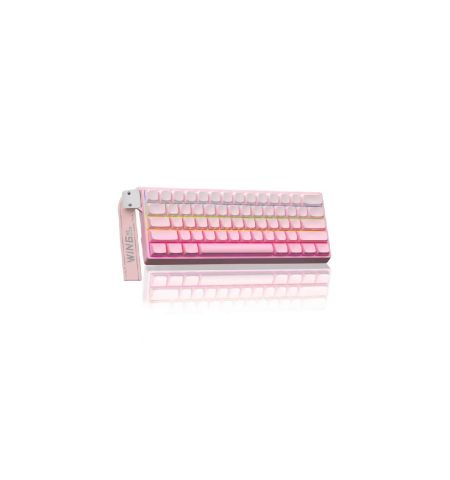AULA WIN60HE Wired Magnetic Switch Gaming Keyboard Pink
