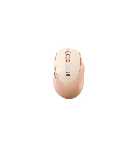 T-WOLF M7 AI Voice Intelligent Dual-Mode Wireless Mouse MIlk Tea