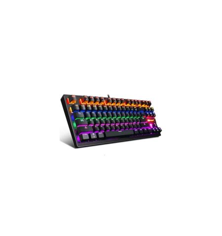 T-WOLF T17 Wired RGB Gaming Mechanical Keyboard (Black - Blue Switch)