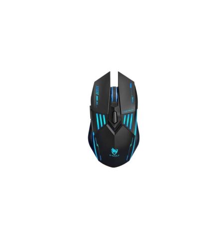 T-WOLF X7 Tri-Mode RGB Wireless Gaming Mouse Black