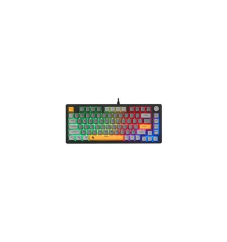 T-WOLF ZK82 Wired 75% Mechanical Gaming Keyboard Black