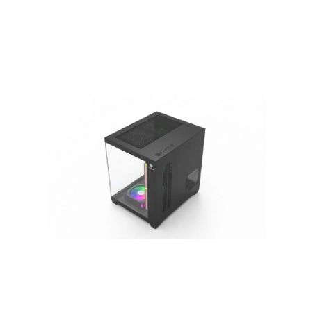 T-Wolf Mystery Box NV X5 Infinity ARGB M-ATX Mid Tower Gaming Casing Black