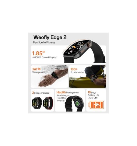 Weofly Edge 2 Bluetooth Calling Smartwatch