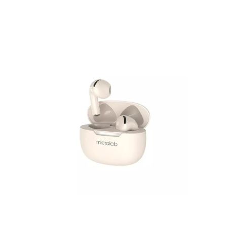 Microlab Wisepods 30 TWS Bluetooth Earbuds Cream