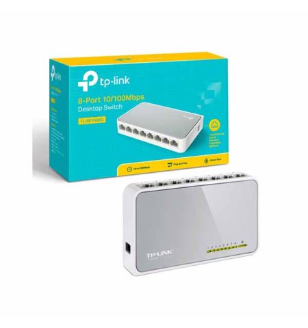 TP-LINK TL-SF1008D 8-Port Unmanaged Desktop Switch