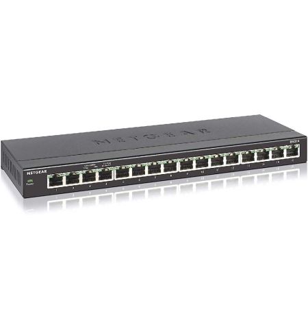 Netgear GS316 16-Port Gigabit Ethernet Desktop Switch