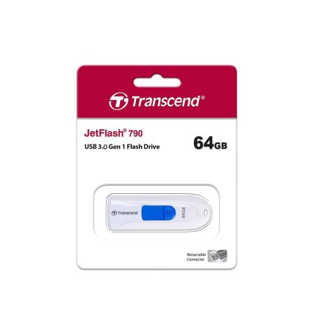 Transcend JF790 64GB  White Pen Drive