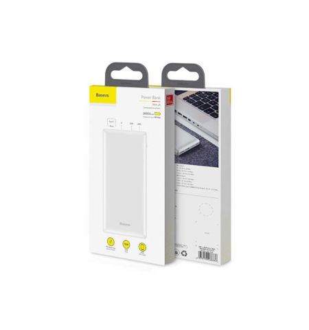 Baseus X30 Mini JA 30000mAh White Power Bank
