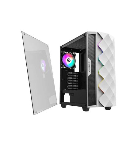 Gamemax White Diamond 3601 Mid Tower Gaming Casing