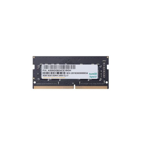 Apacer 8GB 2400Mhz DDR4 SODIMM Laptop RAM