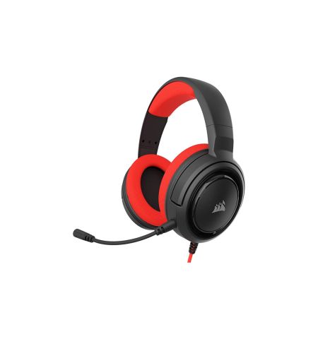 Corsair HS35 Wired Stereo Red Gaming Headphone