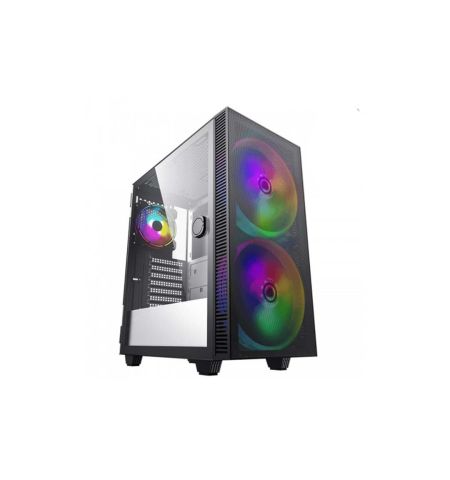 Max Green A367BK Mid Tower Black Casing