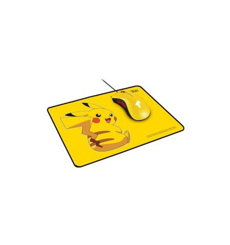 Razer DeathAdder Essential Pikachu Edition Yellow Mouse + Mat Combo