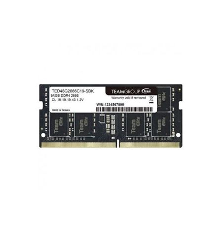TEAM ELITE 8GB 2666MHz Laptop RAM