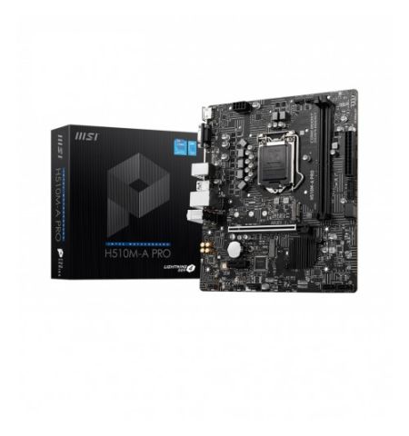 MSI H510M-A PRO 10th and 11th Gen Micro ATX Motherboard