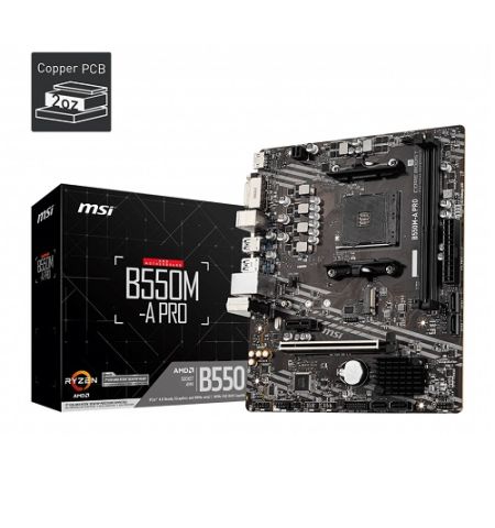 MSI B550M-A PRO AM4 Micro ATX AMD Motherboard
