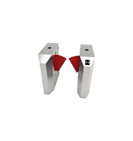 ZKTeco FBL4222 Flap Barrier Turnstile for Additional Lane with Controller and Fingerprint & RFID Reader