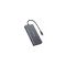 Yuanxin Type-C Male to HDMI, VGA, LAN, Tri USB 3.0, USB 2.0, 3.5mm, TF, SD & PD Female Black Converter