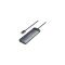 Yuanxin Type-C Male to HDMI,USB 3.0, USB 2.0, TF, SD & PD Female Black Converter