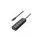 Yuanxin Type-C Male to Quad USB Female Black Hub