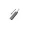 Yuanxin Type-C Male to Tri USB, Type-C, SD & TF Female Sliver Converter