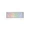 ALUX 68 HE Full Aluminum Keyboard   White Side Printed