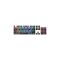 Redragon A130 Pudding 104 Keys Black Keycap Set
