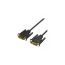 Yuanxin DVI Male to Male 1.5 Meter Black Cable