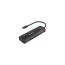 Yuanxin Type-C Male to HDMI, USB 3.0, Dual USB 2.0, & PD Female Black Converter