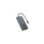 Yuanxin Type-C Male to HDMI, VGA, LAN, Tri USB 3.0, USB 2.0, 3.5mm, TF, SD & PD Female Black Converter