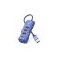 ORICO PW4U-U3 4 Port USB-A To USB 3.0 Blue Hub