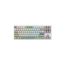 AJAZZ QS87 MAX Tri-Mode CNC Aluminum Keyboard - Plus White