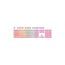 Redragon A130 Pudding 104 Keys Pink Keycap Set