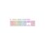 Redragon A130 Pudding 104 Keys White Keycap Set